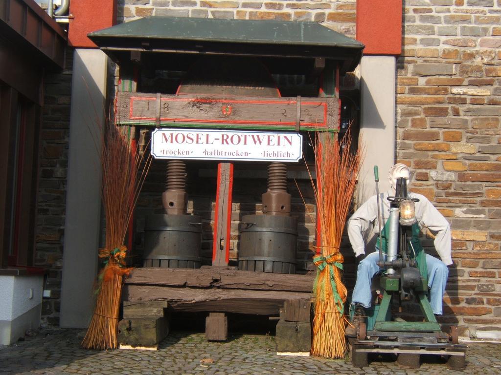 Wein- Und Gaestehaus St. Aldegundishof Sankt Aldegund Bagian luar foto